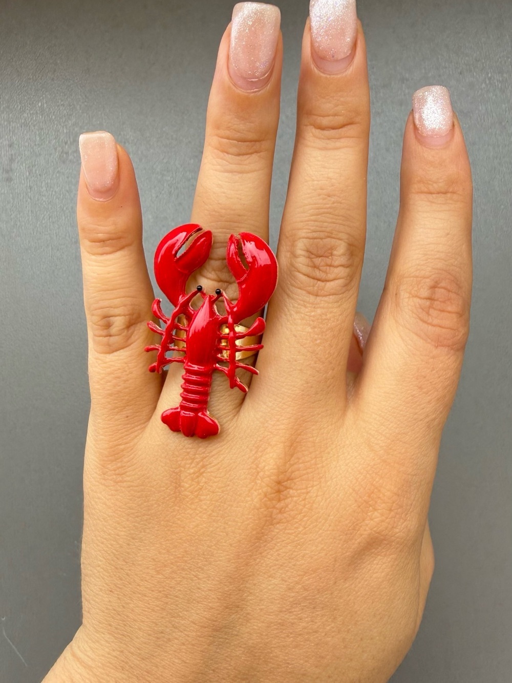Red Lobster Statement Ring - Picture 3 of 5
